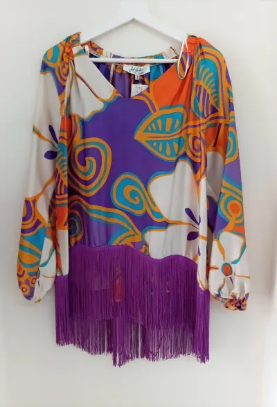 Camisola con estampado de flores